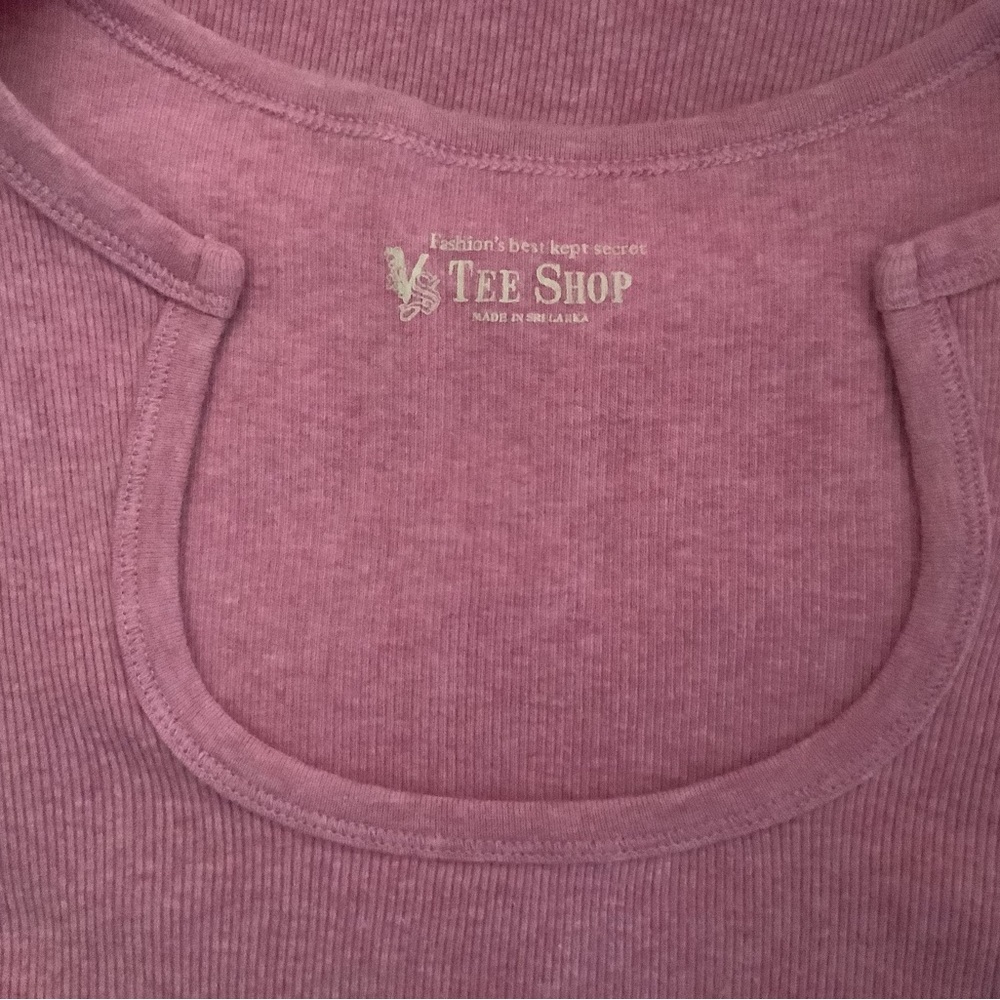 Victoria’s Secret top. Unique “u” neckline. Sz. S in a dusty pink - Picture 6 of 8